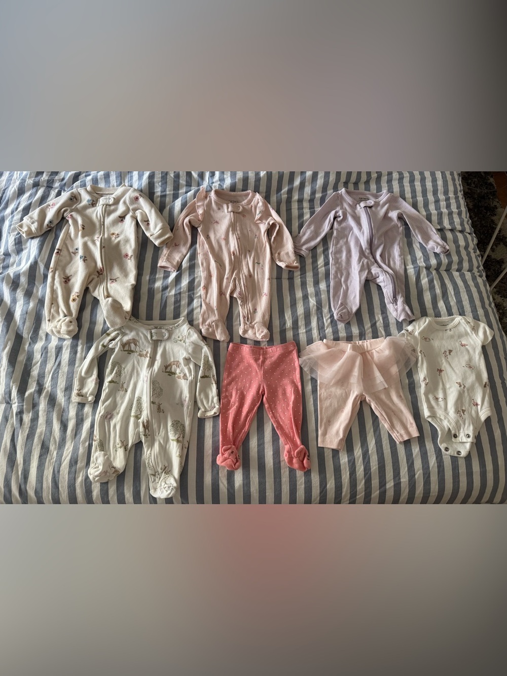 Bundle of Carter's newborn outfits